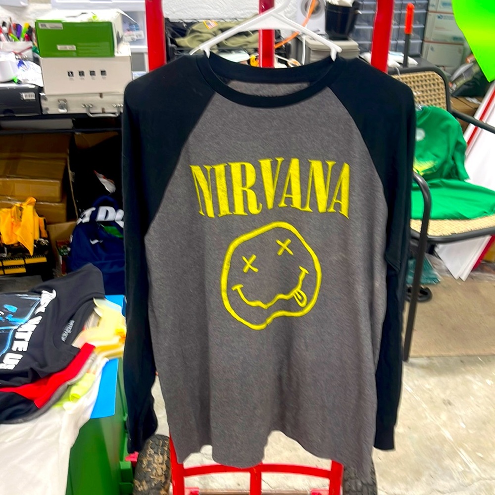 Long sleeve Nirvana shirt